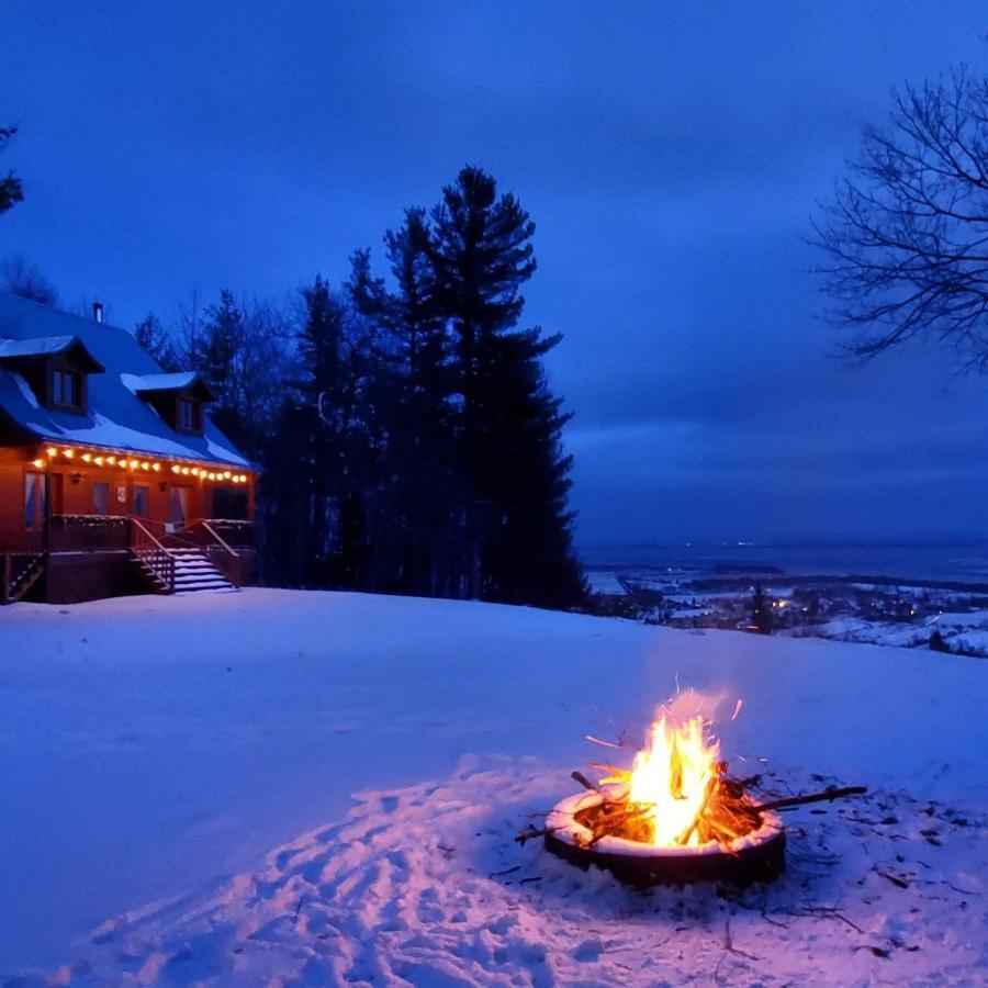 Les Chalets Sur Le Cap Saint Joachim Exteriér fotografie